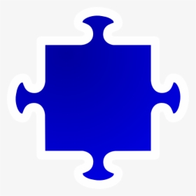 Blue Jigsaw Svg Clip Arts, HD Png Download, Free Download