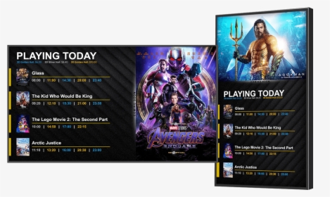 Movie Theatre Digital Signage, HD Png Download, Free Download