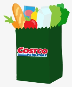Drinking Clipart Costco , Png Download - Grocery Bag Clipart Png, Transparent Png, Free Download