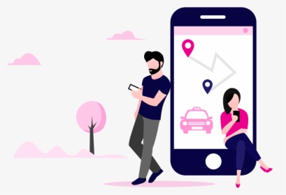 Lyft App Clone Banner - Taxi, HD Png Download, Free Download