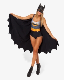 Batman Cape Suit - Bat Girl Dress Up, HD Png Download, Free Download