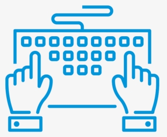Transparent It Support Png - Hands On Keyboard Icon, Png Download, Free Download