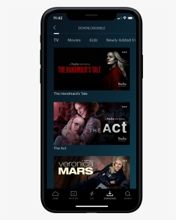 Download Shows On Hulu On Phone, HD Png Download, Free Download