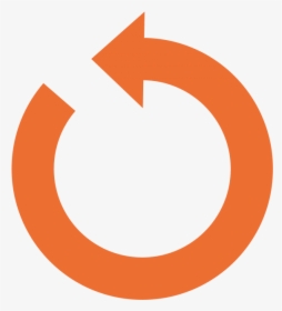 Transparent Circle Arrows Png - Transparent Refresh Button Orange, Png Download, Free Download