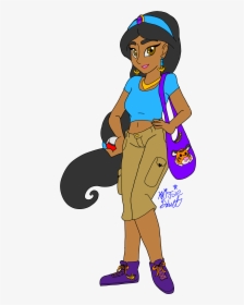Jasmine As A Pokemon Trainer - Cartoon, HD Png Download, Free Download