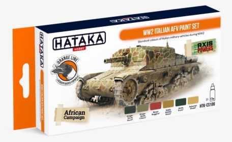Ww2 Italian Afv Paint Set Hataka - Hataka Usnavy Set, HD Png Download, Free Download