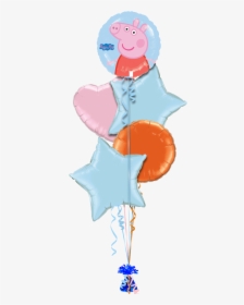 Peppa Pig Birthday Balloon - Peppa Pig Balloons Png, Transparent Png, Free Download
