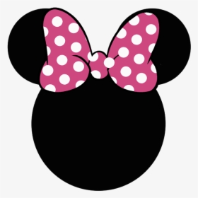 Happy Day Retrospectivas Vetores Minnie Rosa - Head Of Minnie Mouse, HD Png Download, Free Download