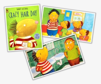 Crazy Hair Day Crazy Hair Days Guided Math Love Book - Cartoon, HD Png Download, Free Download