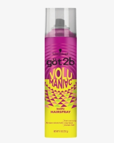 Got2b Volumaniac Hairspray - Got2b Volumaniac Bodifying Hairspray, HD Png Download, Free Download