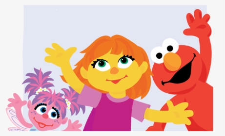 Elmo Face Png Download - Elmo Abby And Julia, Transparent Png, Free Download