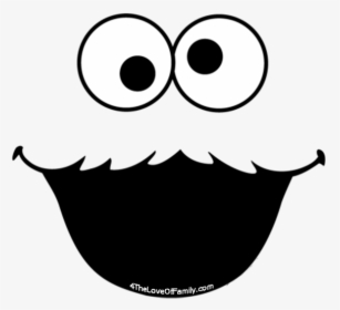 Cookie Monster Face Printables, HD Png Download, Free Download