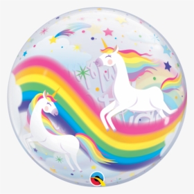 Unicorn Bubble Balloon Qualatex, HD Png Download, Free Download