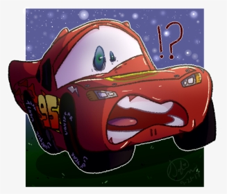 “i Really Like The Freaked Out Mcqueen From The Sketch - Jackson Storm Lightning Mcqueen Cruz Ramirez, HD Png Download, Free Download