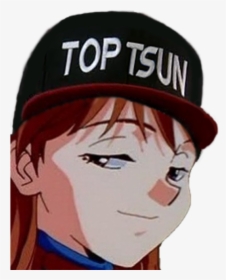 Top Tsun Asuka Langley Soryu Shinji Ikari Rei Ayanami - Anime Reaction Images 4chan, HD Png Download, Free Download