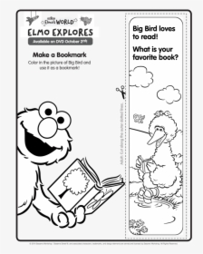 Elmo Coloring Pages To Print, HD Png Download, Free Download