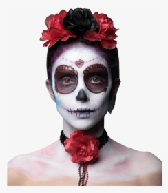 Transparent Catrina Png - Maquillaje Catrina Png, Png Download, Free Download