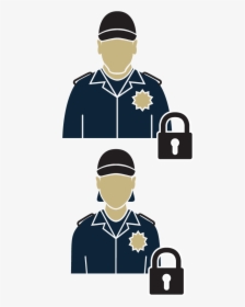 Viñetas De Hombre Y Mujer En Aviso De Privacidad - Policia Png Hombre Y Mujer, Transparent Png, Free Download