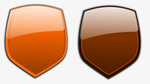 Shield Brown Orange Png, Transparent Png, Free Download