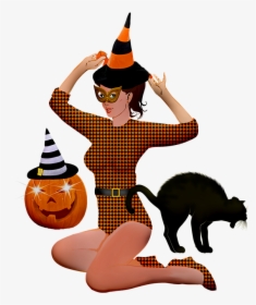 Halloween Witch, Sexy, Woman, Halloween, Witch, Fantasy - Cartoon, HD Png Download, Free Download