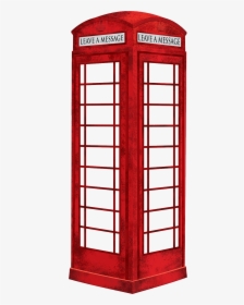 Phone Booth Png Image - London Telephone Booth Drawing, Transparent Png, Free Download