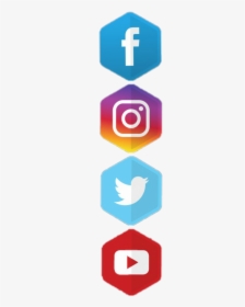 Facebook Twitter Youtube Instagram Transparent Background Social Media Icons Png Png Download Kindpng