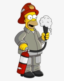 Simpsons Fireman, HD Png Download, Free Download