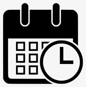 Date And Time - Transparent Background Date And Time Icon, HD Png Download, Free Download