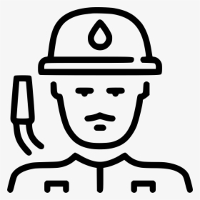 Fireman - Standing Banner Icon, HD Png Download, Free Download