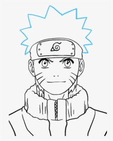 Naruto Head Png - Easy How To Draw Naruto, Transparent Png, Free Download