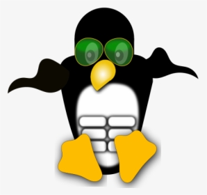 Linux Logo Penguin White - Dslinux Logo, HD Png Download, Free Download