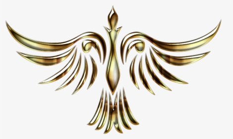 Phoenix Bird 1 Clipart Icon Png - Gold Phoenix Bird Logo, Transparent Png, Free Download