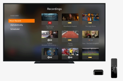 Steps To Watch Tv On Your Apple Tv With The Zattoo - Iptv Apple Tv, HD Png Download, Free Download