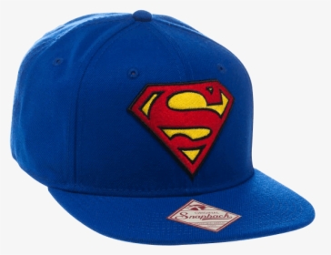 Classic Superman Logo Snapback Hat - Superman Cap Png, Transparent Png, Free Download