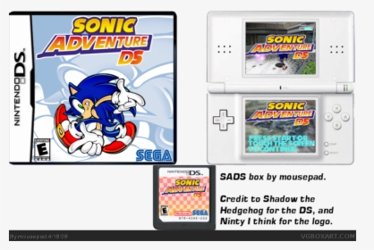Sonic Adventure Ds Box Art Cover - Sonic The Hedgehog, HD Png Download, Free Download