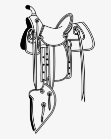 Horse Tack,headgear,shoe - Horse Saddle Clip Art Png, Transparent Png, Free Download