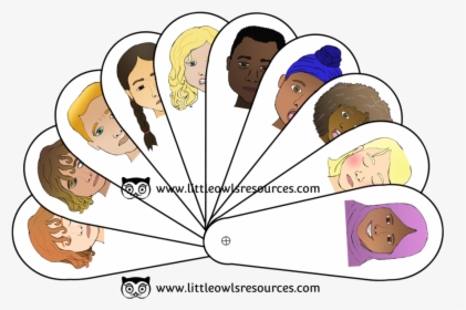 Emotions Fan - Cartoon, HD Png Download, Free Download