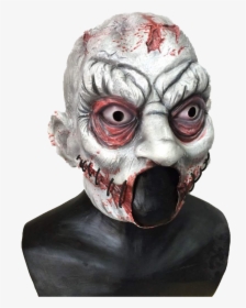Open Mouth Latex Killer Clown Mask - Mask, HD Png Download, Free Download