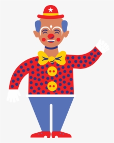 Clown Clipart Parade - Cartoon, HD Png Download, Free Download