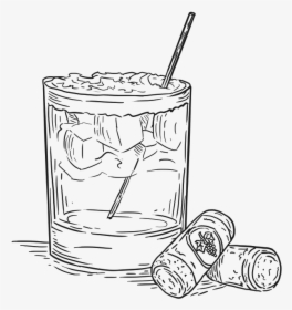 Image Result For Cocktail - Drawing Cocktail No Background, HD Png Download, Free Download