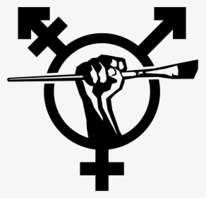 Art Feminism Transgender Mark - Transgender Symbol, HD Png Download, Free Download