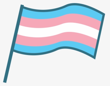 A Drawing Of The Transgender Flag - Transparent Trans Flag Png, Png Download, Free Download