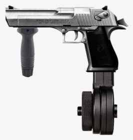 Deagle With Drum Mag, HD Png Download, Free Download