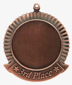 3rd Place Insert Medal From Badges And Medals Ltd - Impressionist Colour, HD Png Download, Free Download