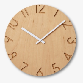 Carved Wood Birch - Clock, HD Png Download, Free Download