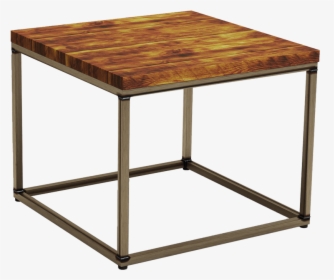 Byron Rustic Pine Square Coffee Table Za976ct Zap Trading - Minimalist End Table Modern, HD Png Download, Free Download