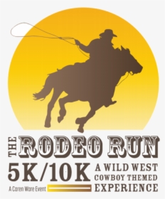 Rodeo Run 5k/10k - Cowboy, HD Png Download, Free Download