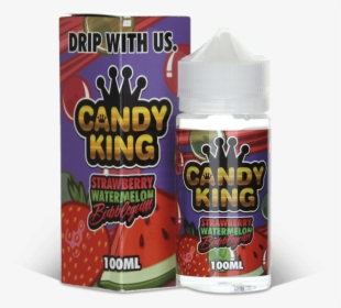 Candy King Strawberry Watermelon Bubblegum - Watermelon Strawberry Bubblegum Candy King, HD Png Download, Free Download