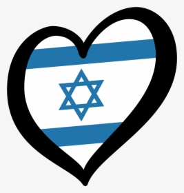 Israel Flag Heart Clipart , Png Download - Greater Israel Flag, Transparent Png, Free Download