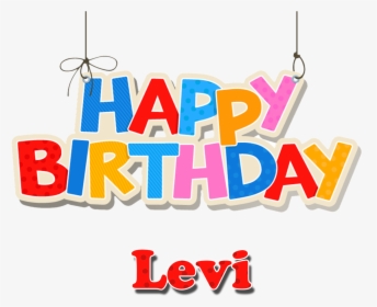 Levi Happy Birthday Balloons Name Png - Happy Birthday Viraj Name, Transparent Png, Free Download